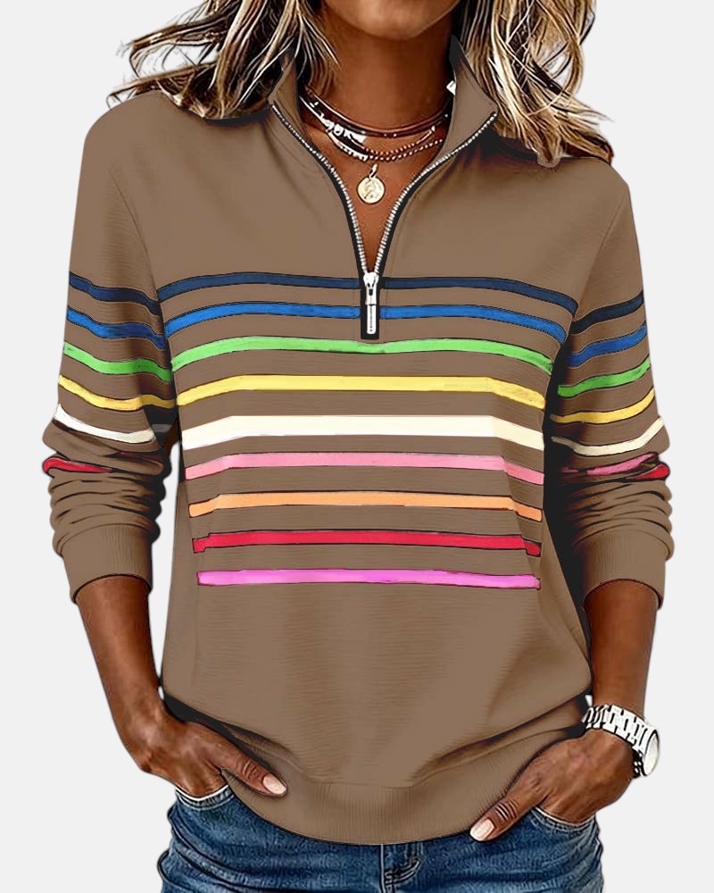 CASCADE | City-Scape Zip-Pullover