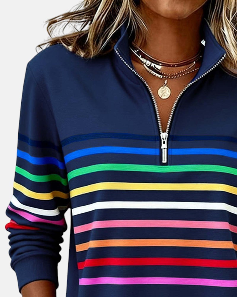 CASCADE | City-Scape Zip-Pullover