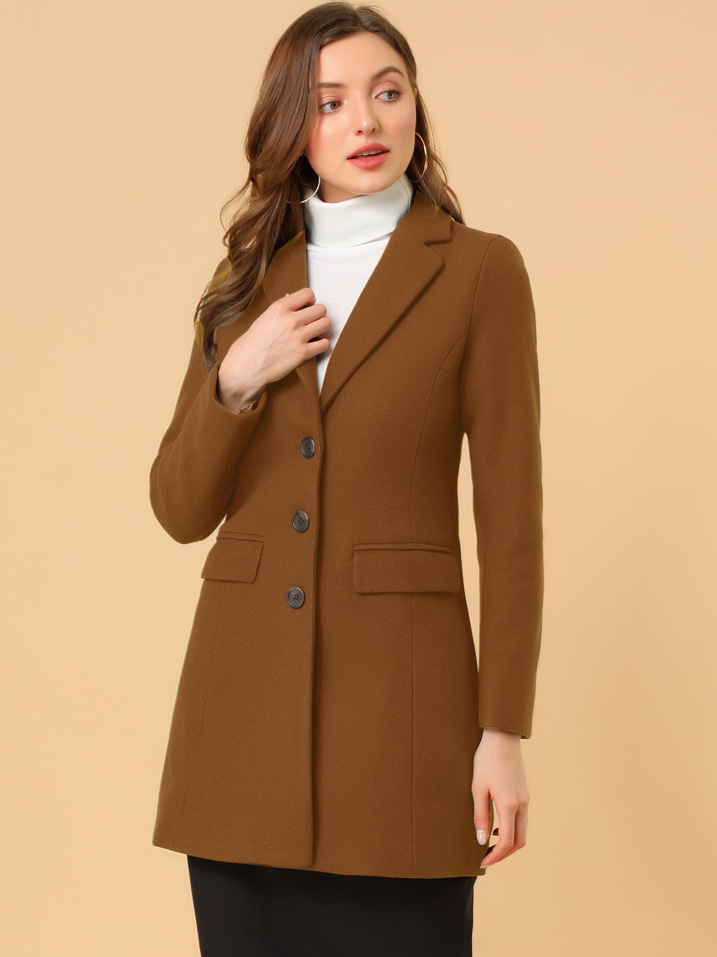 CARYS | Wool Collared Coat