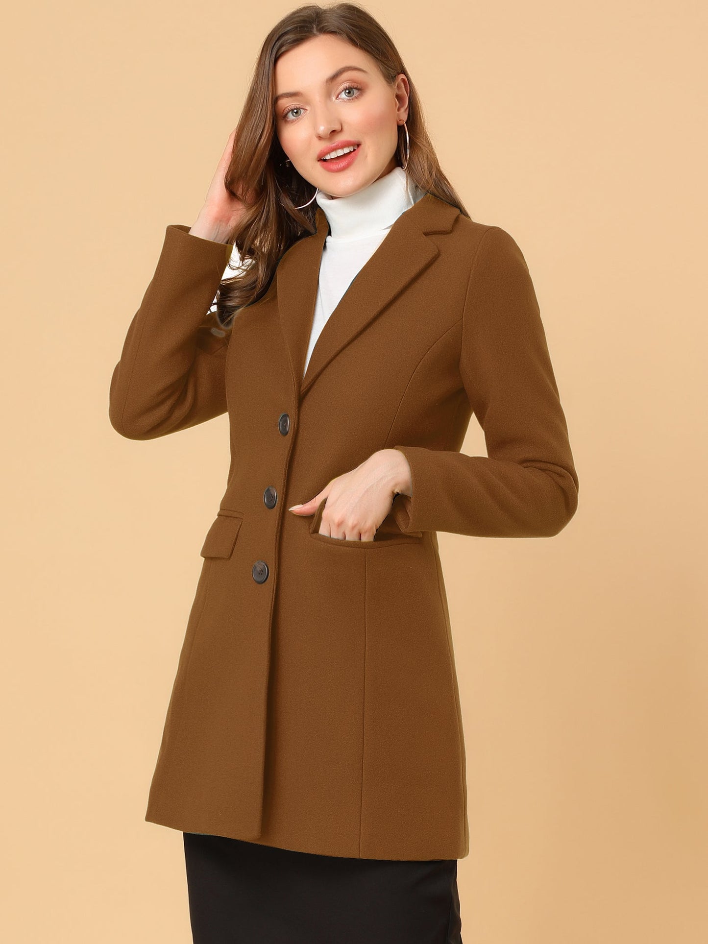 CARYS | Wool Collared Coat