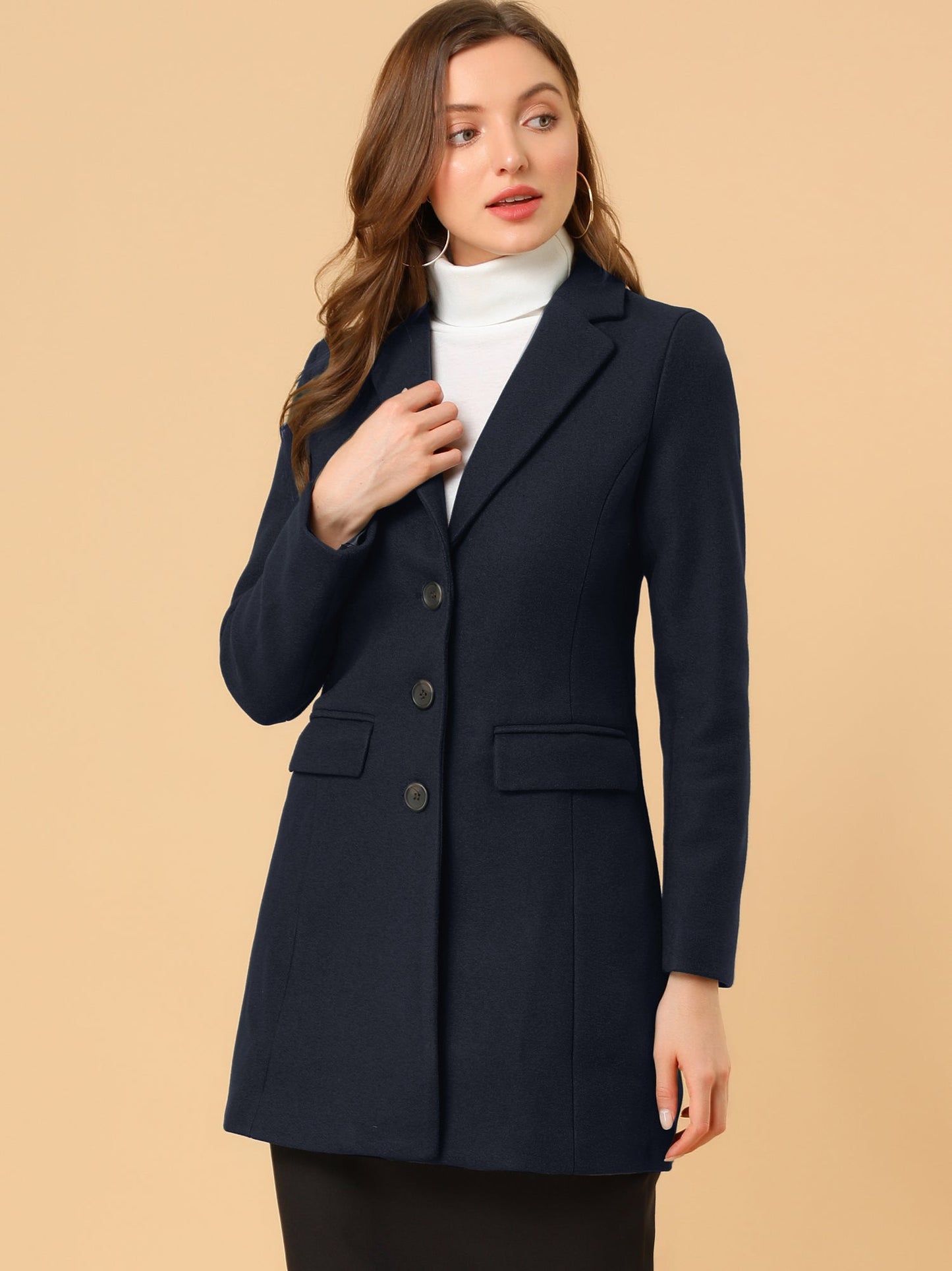 CARYS | Wool Collared Coat
