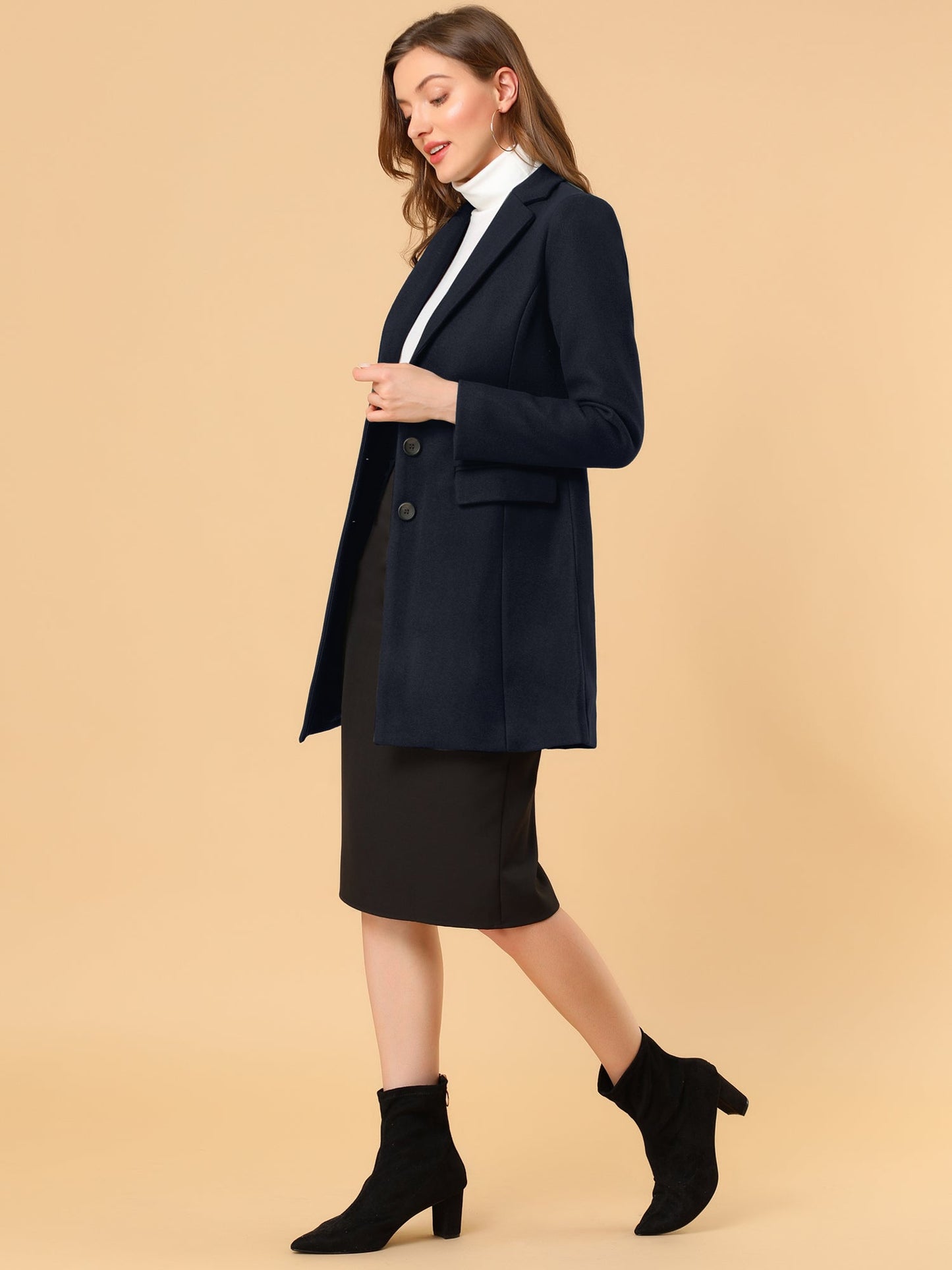 CARYS | Wool Collared Coat