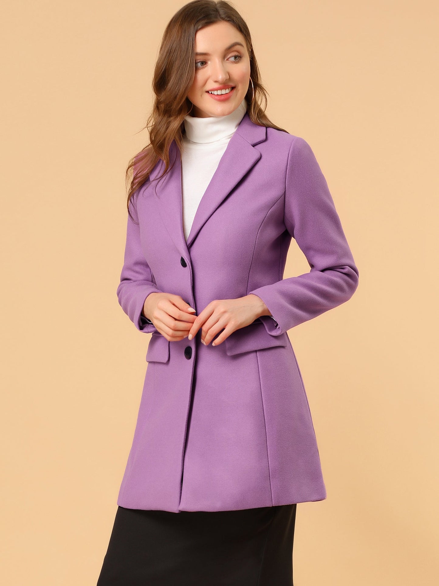 CARYS | Wool Collared Coat