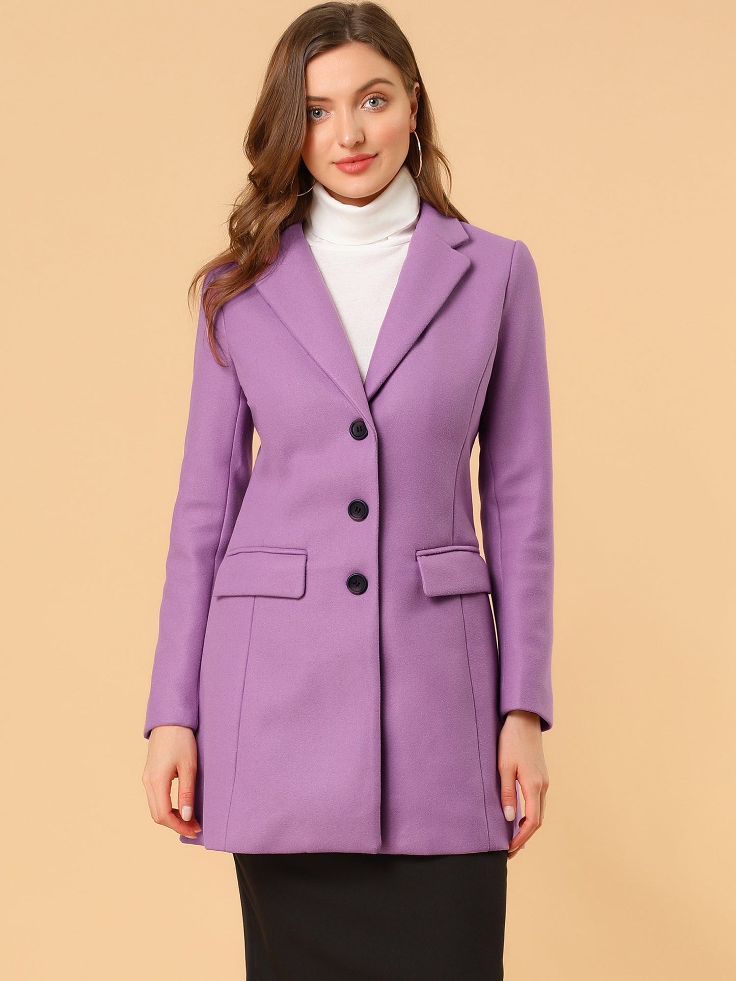 CARYS | Wool Collared Coat