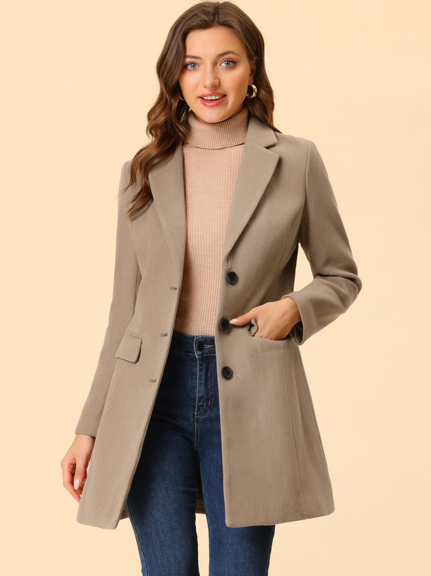 CARYS | Wool Collared Coat