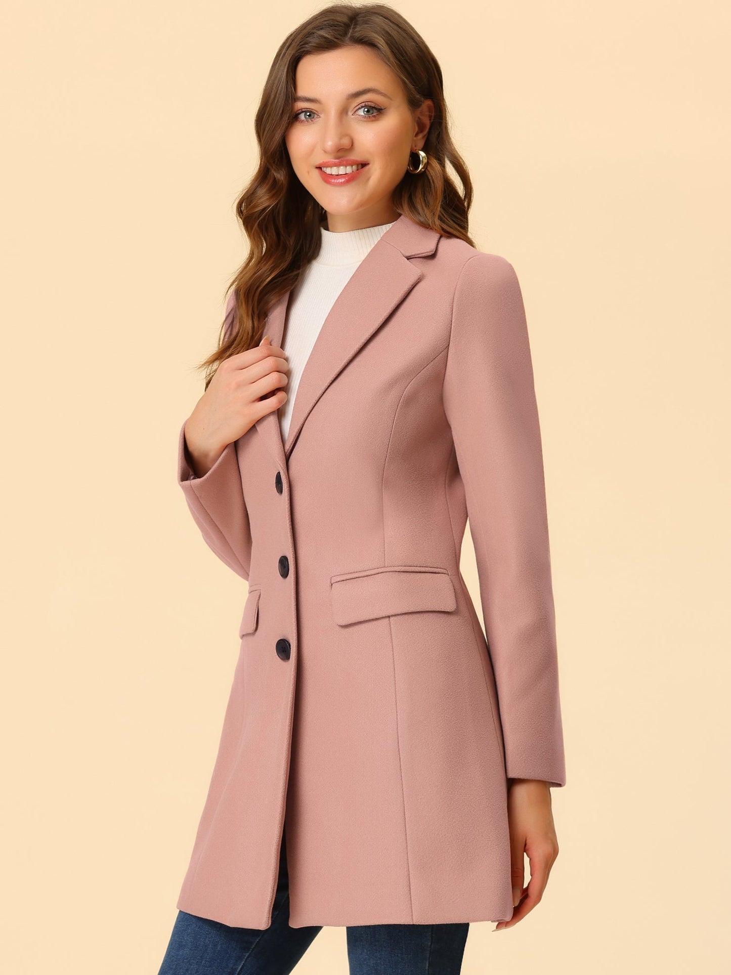 CARYS | Wool Collared Coat
