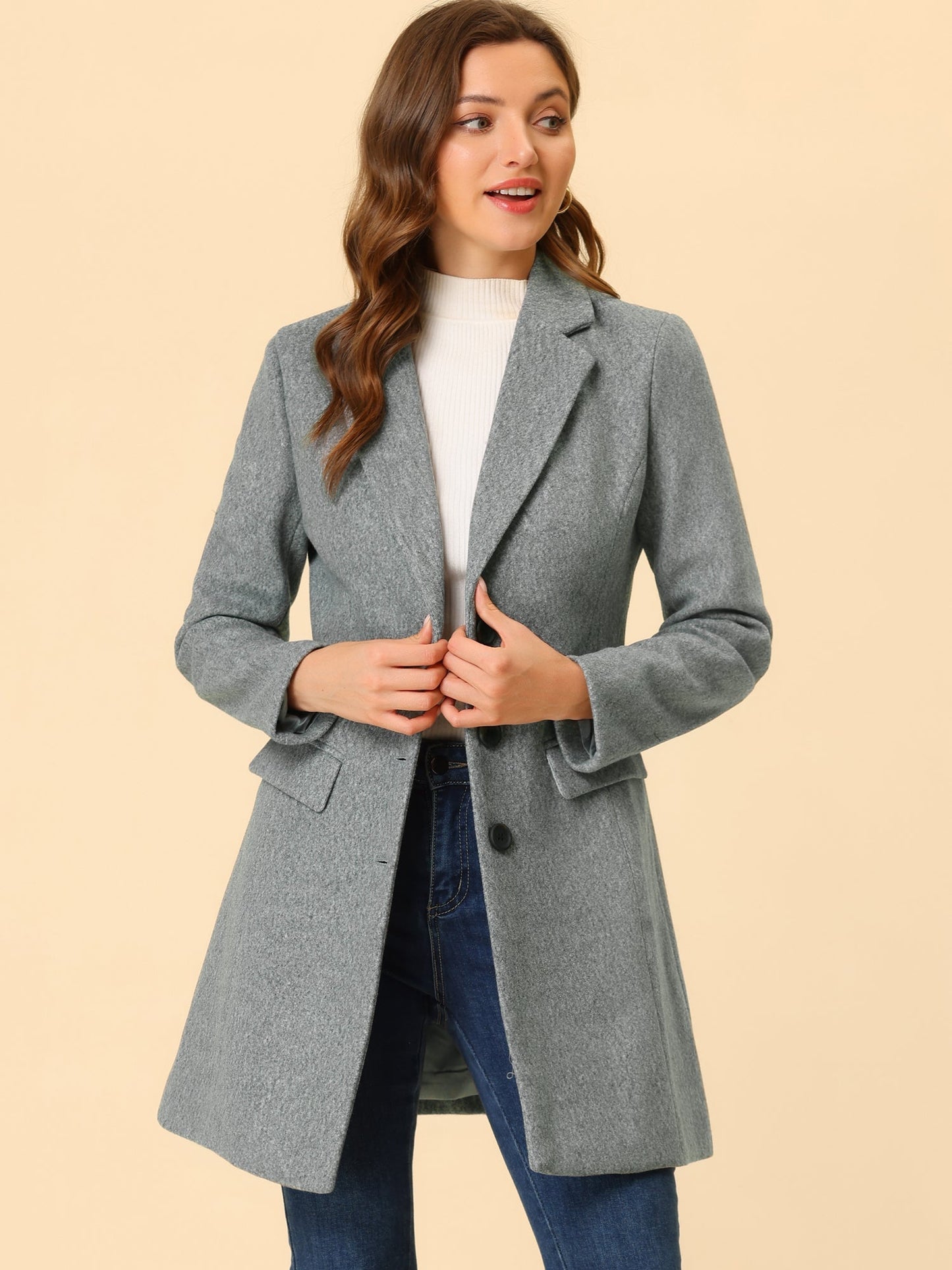 CARYS | Wool Collared Coat